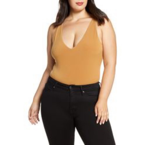 Leith Double V sleeveless Body suit size 1X - Picture 1 of 3